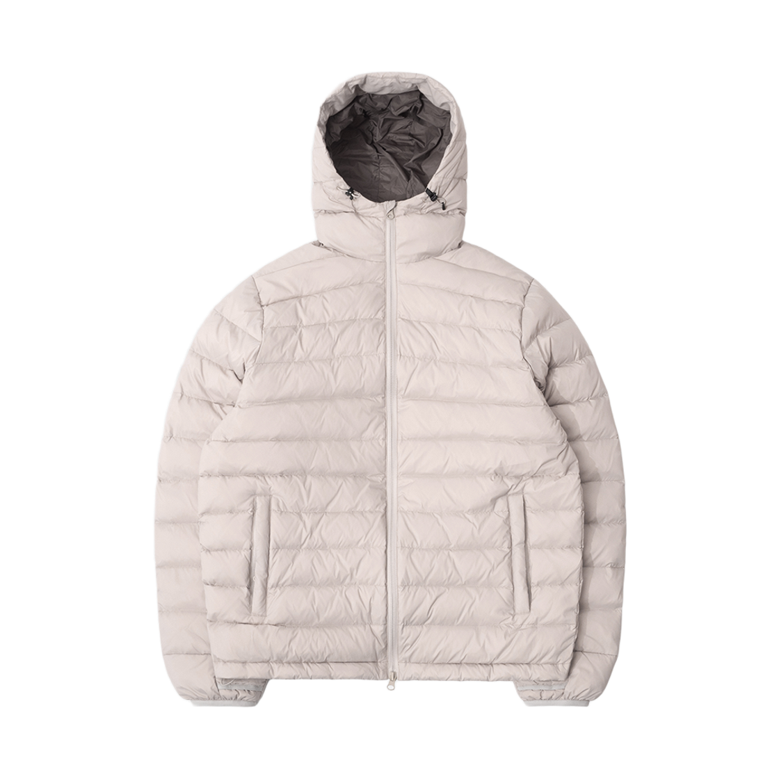 Q5WMJK004LGB QT8 GARMENTS Duck Down Lightweight Jacket Light Beige