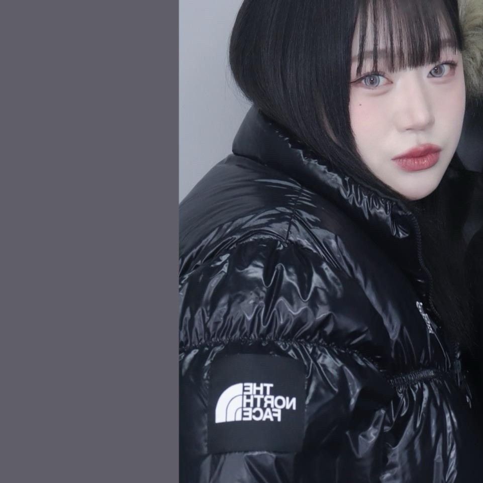 (W) The North Face Ella Down Jacket RDS Black - 25FW 착용 스타일