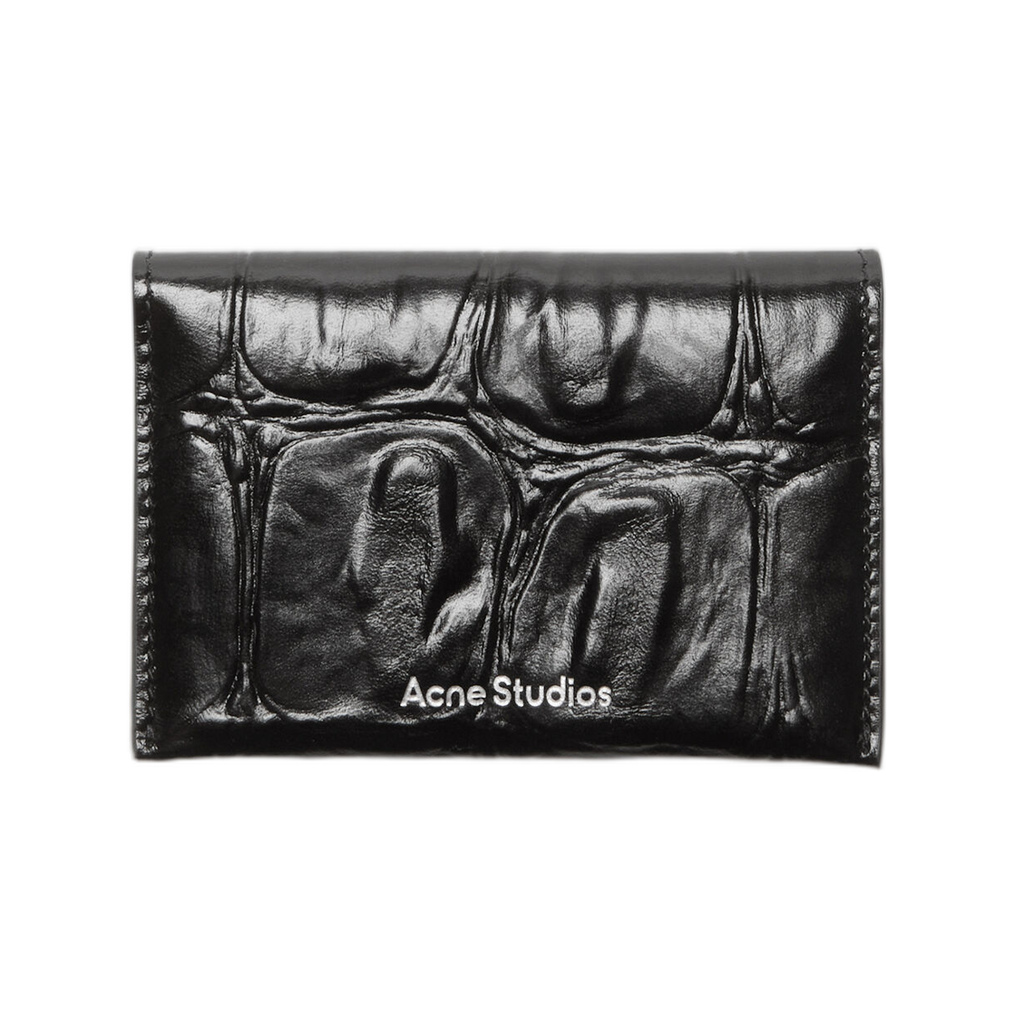 CG0297-900 Acne Studios Folded Leather Wallet Black