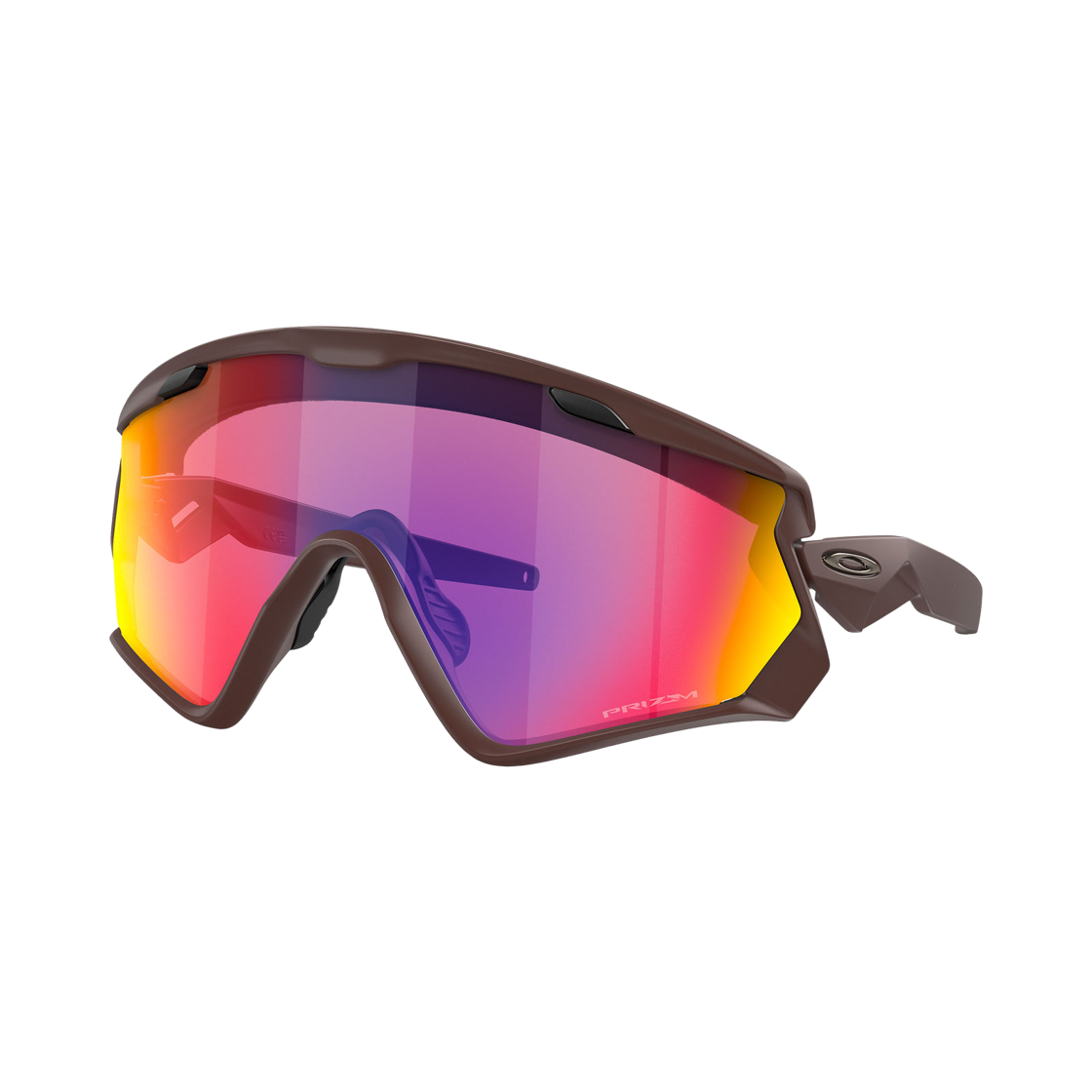 오클리 윈드 자켓 2.0 매트 그레나슈 프레임 프리즘 로드 렌즈 하이 브릿지 핏(Oakley Wind Jacket 2.0 Matte Grenache Frame Prizm Road Lenses High Bridge Fit) - 2