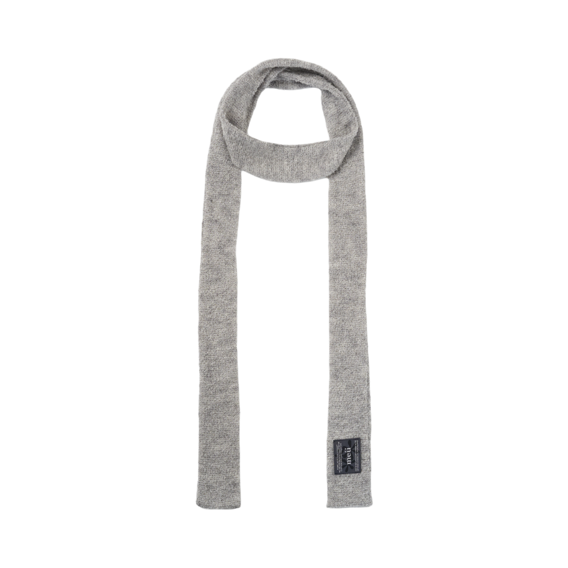 RADIANT130 Riomeu Boucle Wool Muffler Gray