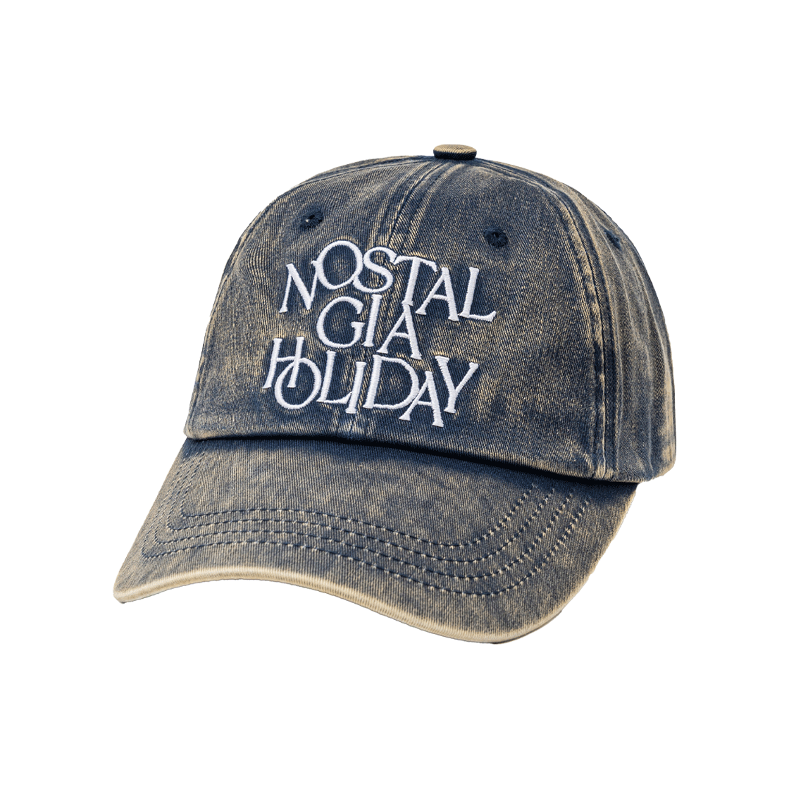 BEEHFWAC03NA Express Holiday Nostalgia Washed Ball Cap Navy