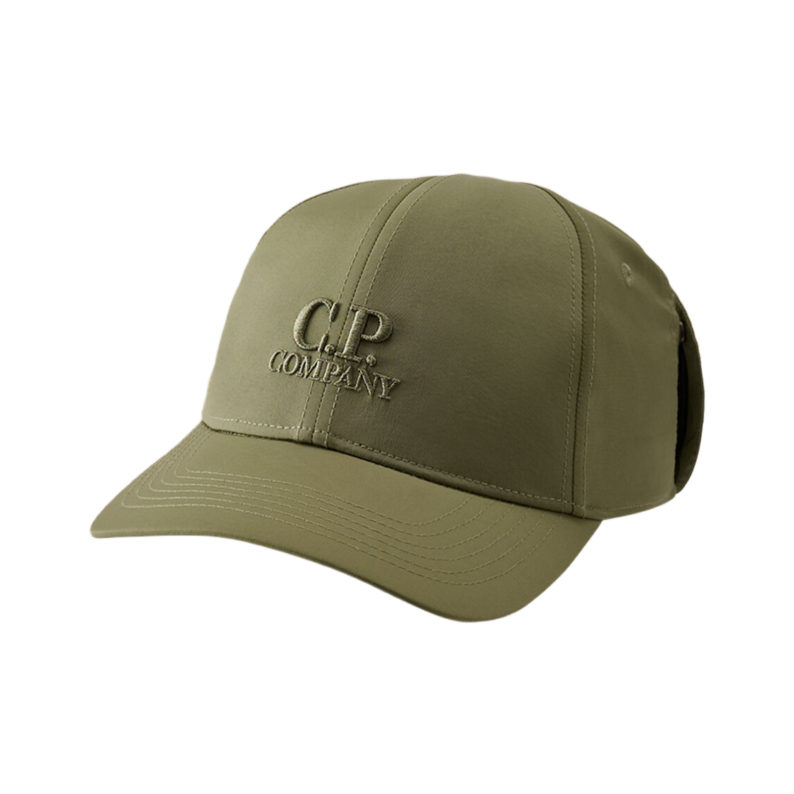 19CMAC116A005904A612 C.P. Company Chrome-R Goggle Cap Green - 25FW