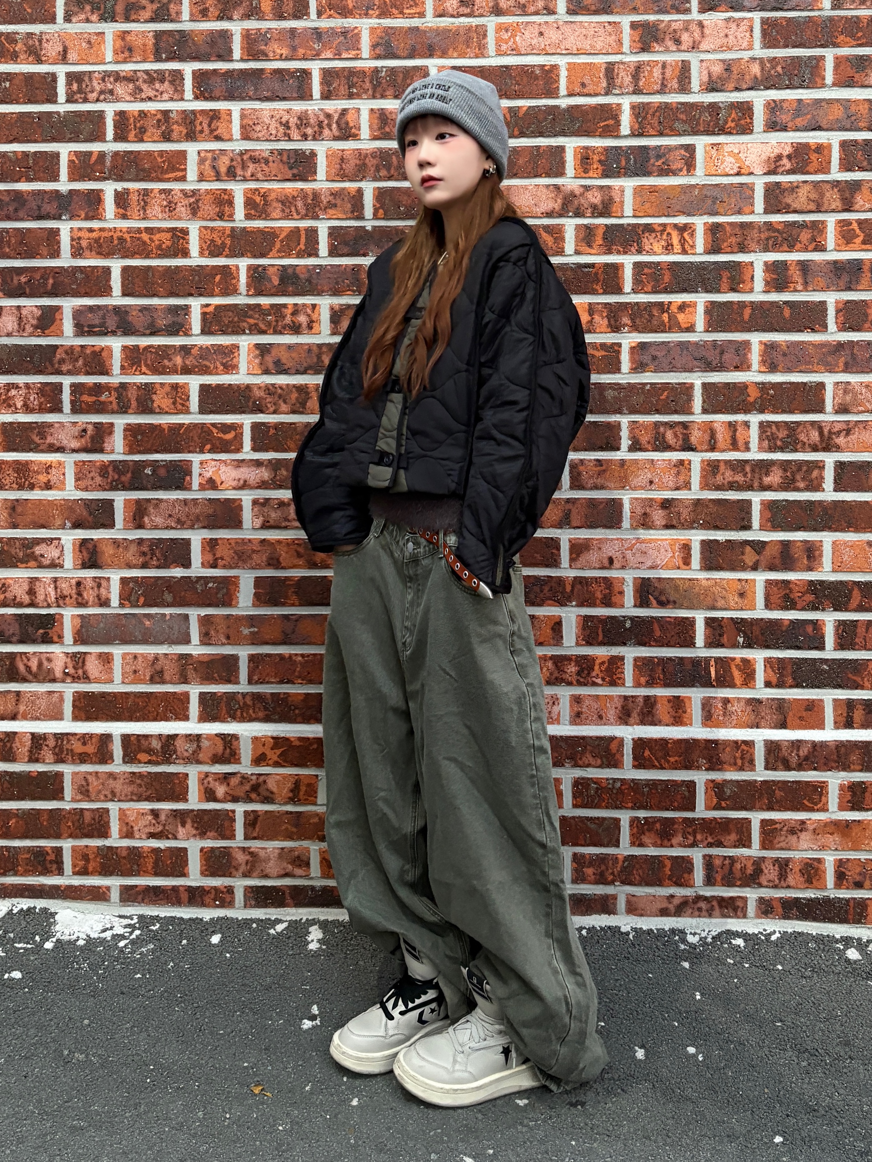 Converse x Drkshdw Turbowpn Pelican 착용 스타일 - 2