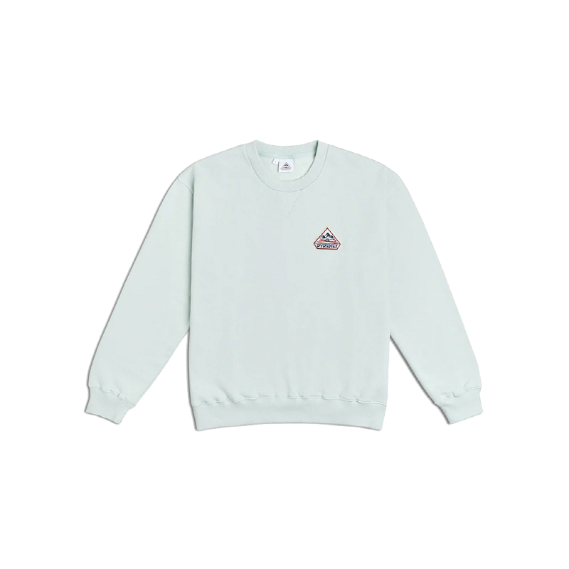피레넥스 (24FW) 페이즈 스웨터 인 오가닉 코튼 - 페일 아쿠아(Pyrenex (24FW) PHASE Sweater in organic cotton - Pale Aqua)