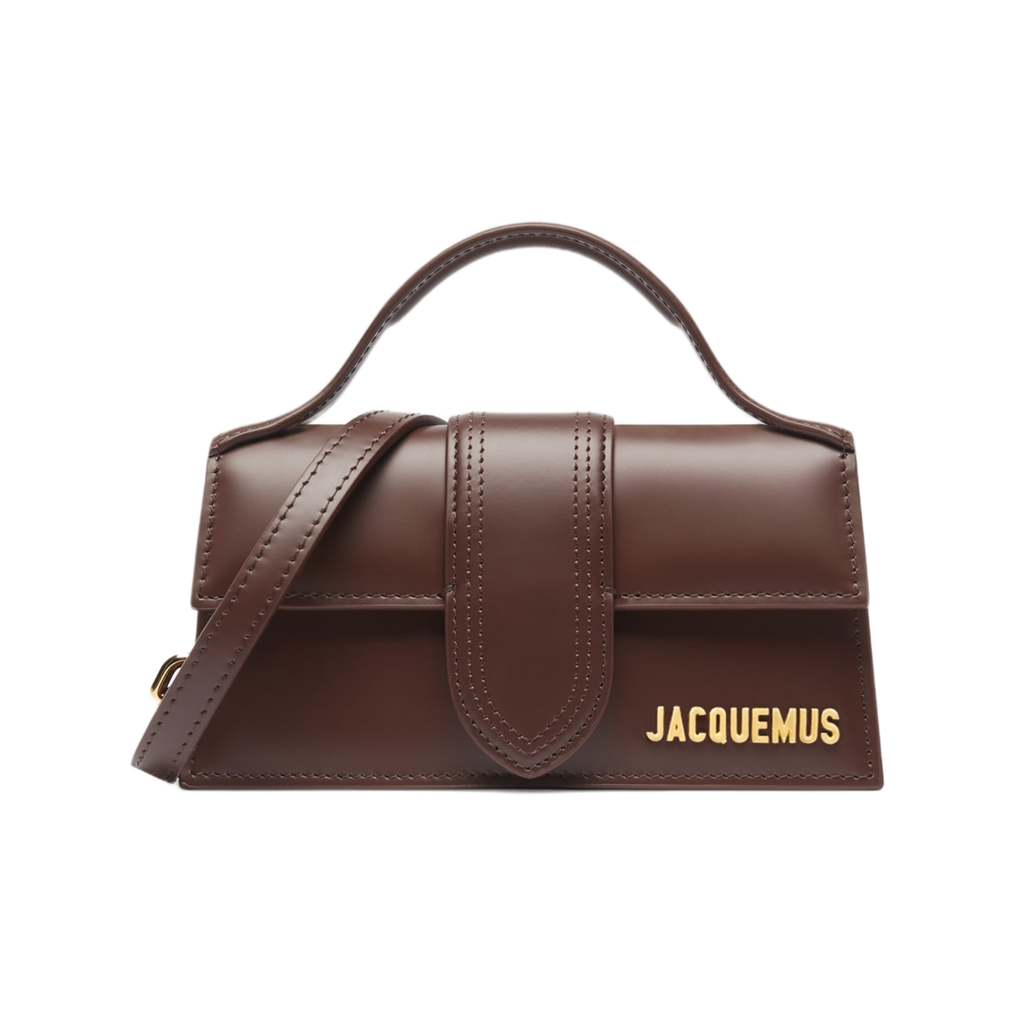 BAW00006BC0-1A01-850 Jacquemus Bambino Small Flap Bag Brown
