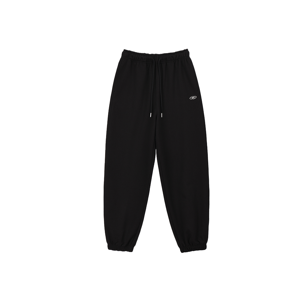BG3WLP170BK BORN TO WIN W Semi Wide Sweat Jogger Pants Black