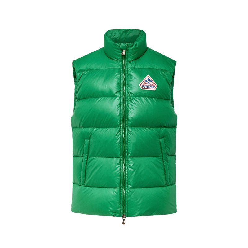 피레넥스 (24FW) 존 유니섹스 슬리브리스 다운 자켓 - 프로그(Pyrenex (24FW) JOHN Unisex Sleeveless Down Jacket - Frog) - 1