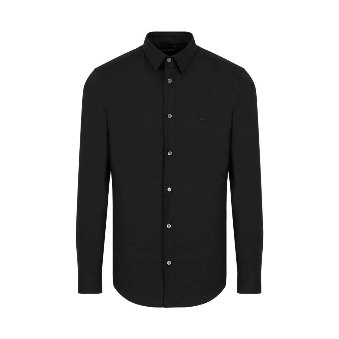 엠포리오 아르마니 스트레치 나일론 셔츠 블랙(Emporio Armani Stretch Nylon Shirt Black) - 1