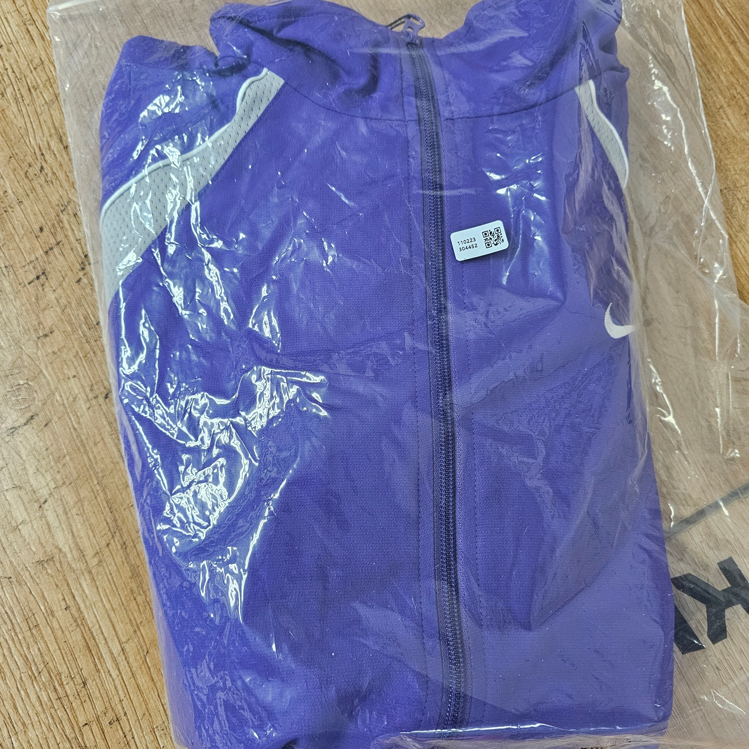 Supreme x Nike Track Jacket Purple - 25SS 착용 스타일