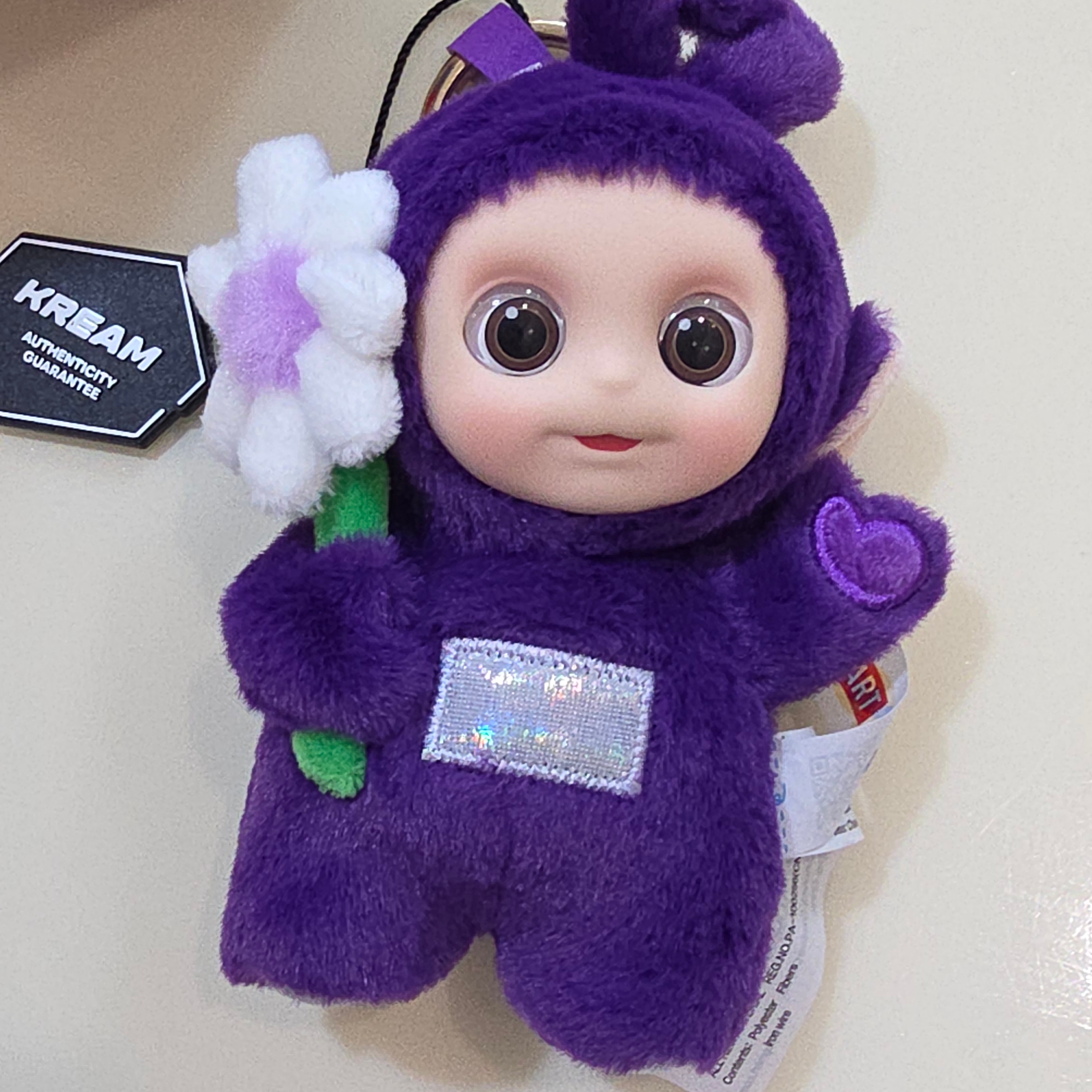 Pop Mart Teletubbies Say Hello Series Figures Sealed Case Tinky Winky's Chill Flower (Opened Case) 착용 스타일 - 2