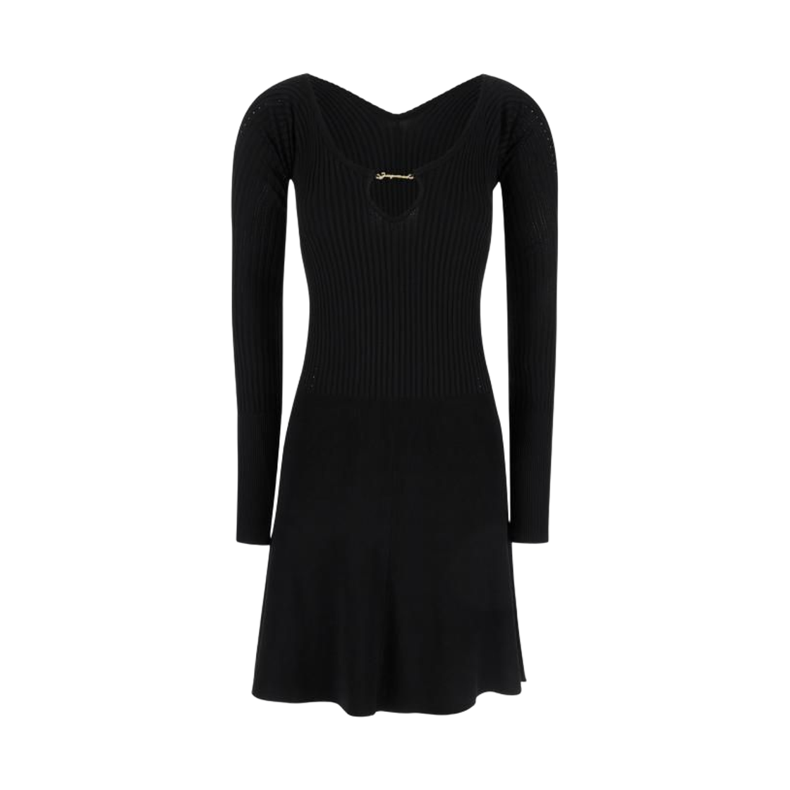 241KN356-2358-990 (W) Jacquemus La Mini Robe Pralu Dress Black