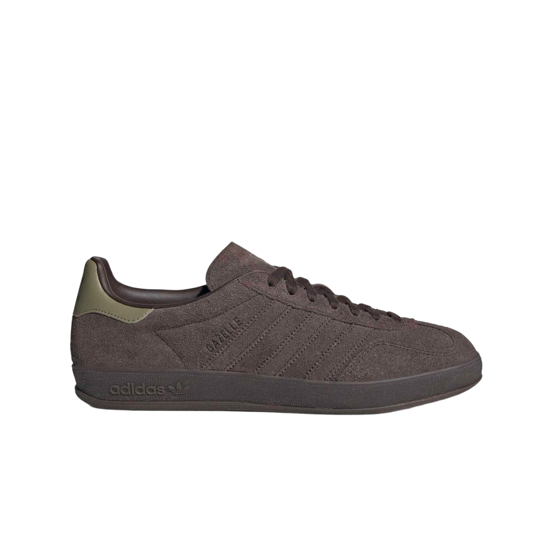 아디다스 가젤 인도어 다크 브라운 오빗 그린(Adidas Gazelle Indoor Dark Brown Orbit Green) - 1
