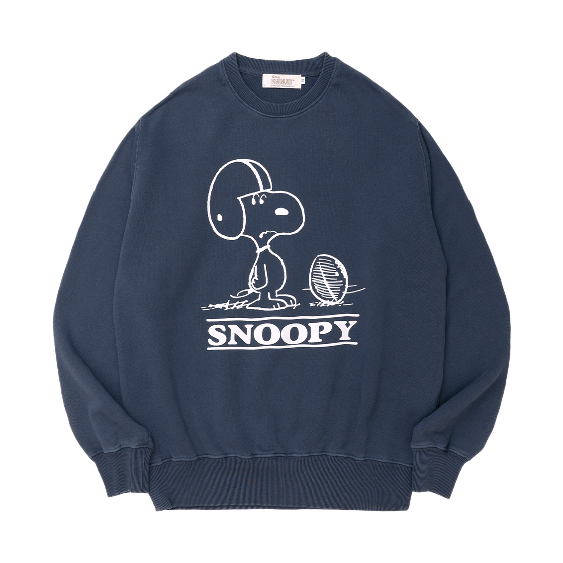SMJS-022NV Houston Japan Peanuts Pigment Crew Neck Sweat ② Pigment Navy SMJS-022