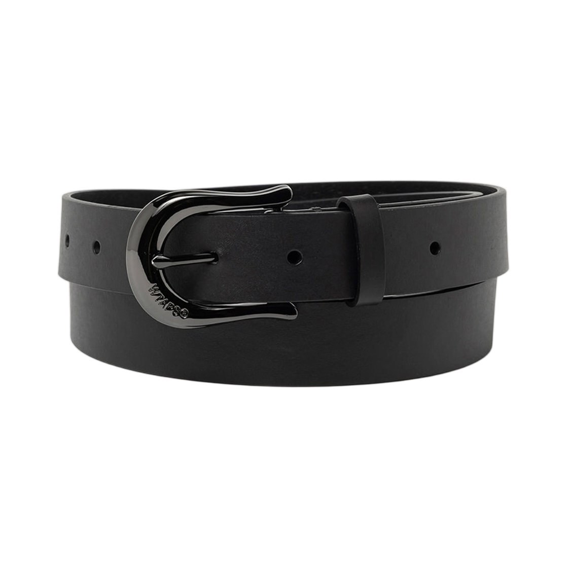252MYDT-AC02 WTAPS Hoof Synthetic Belt Black