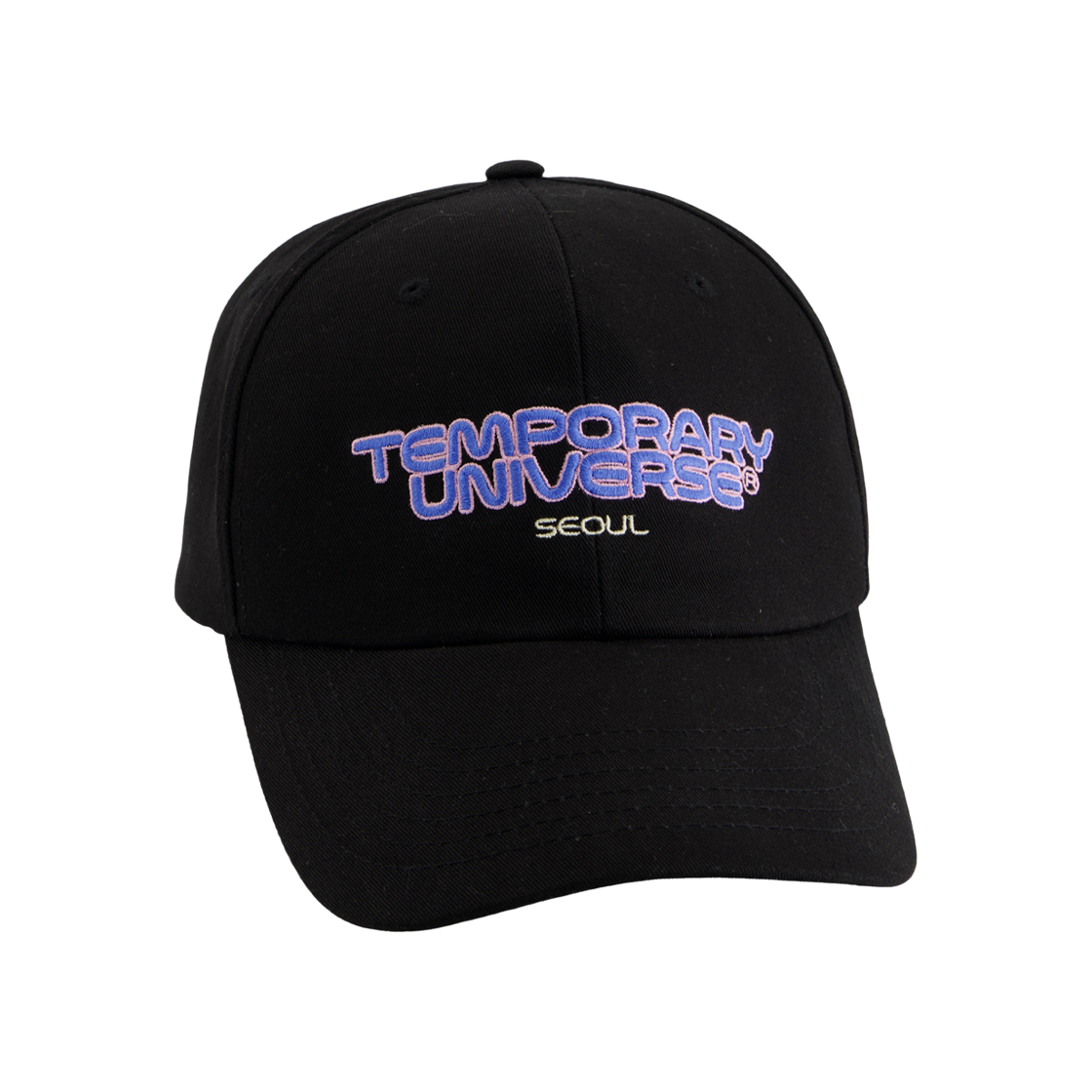 템포러리 유니버스 그래픽 볼캡 블랙(Temporary Universe Graphic Ballcap Black)
