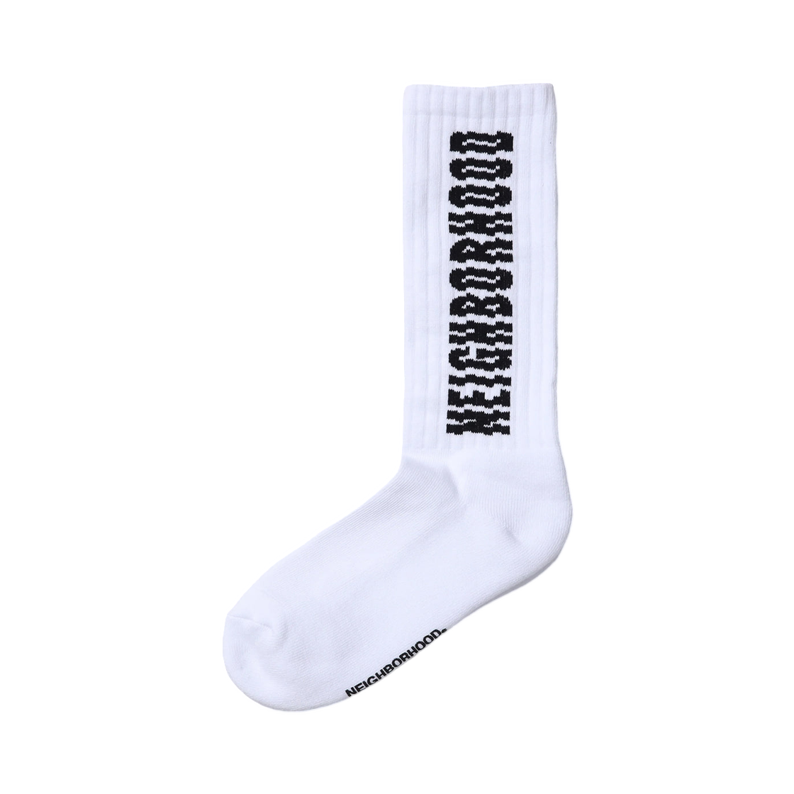 252WINH-UWM01 Neighborhood Shift Logo Socks White