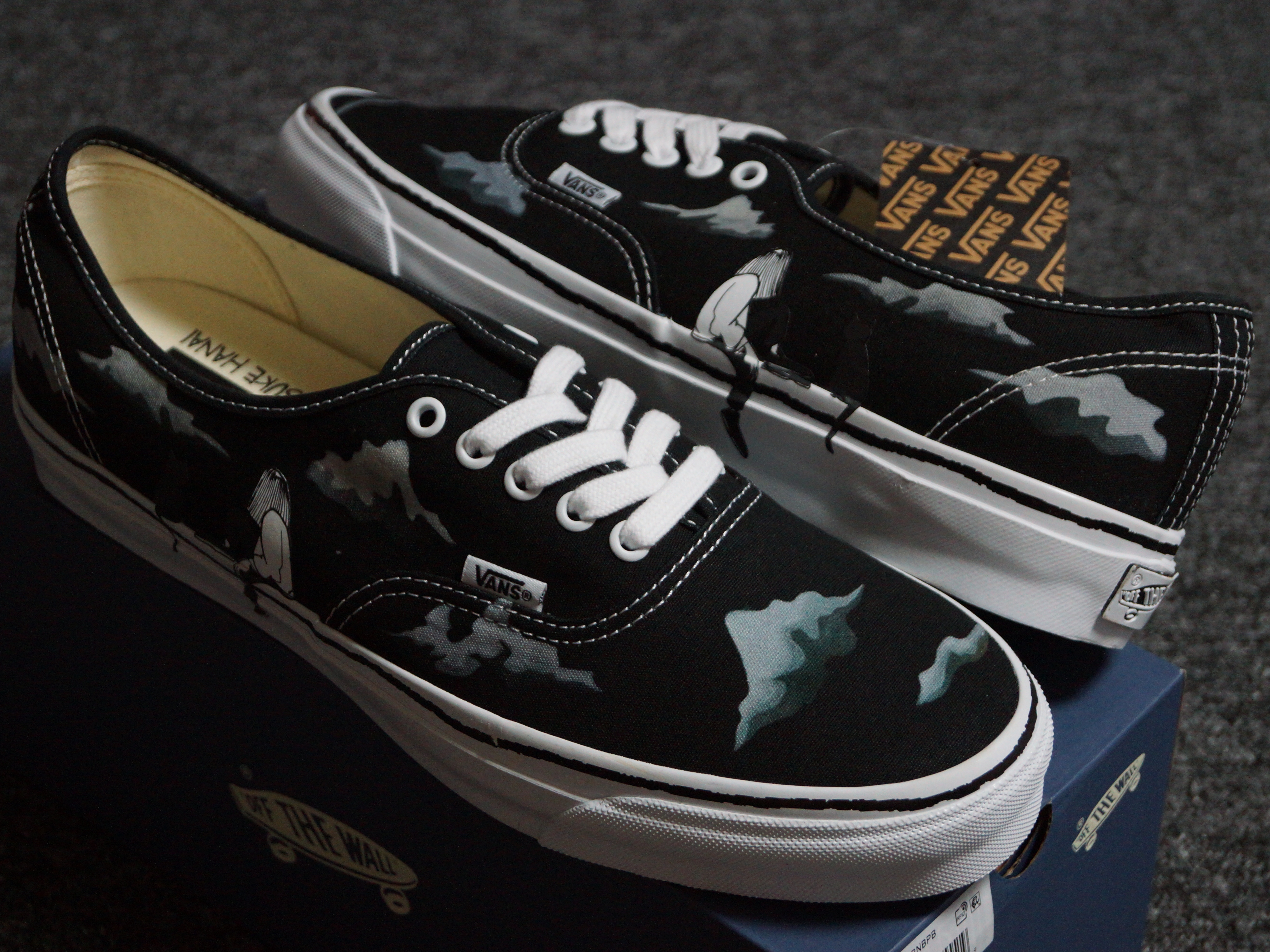 Vans x Yusuke Hanai Premium Authentic 44 LX Canvas Black True White 착용 스타일