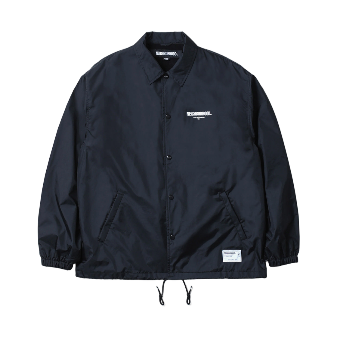 252TSNH-JKM01 Neighborhood Windbreaker Jacket-1 Black