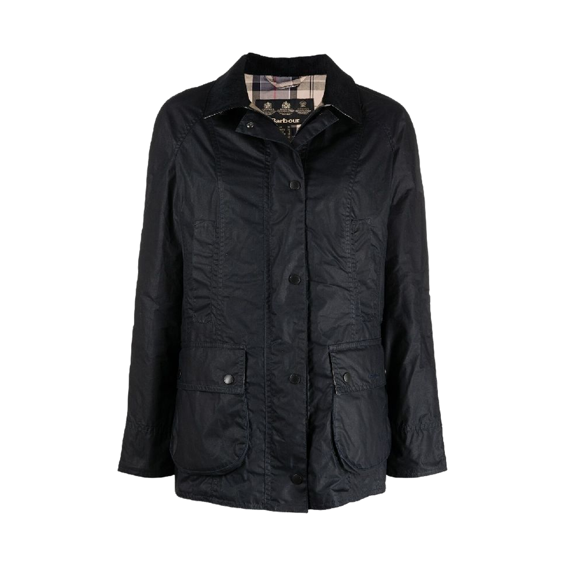 (W) 바버 라이트웨이트 왁스 자켓 네이비((W) Barbour Lightweight Wax Jacket Navy)
