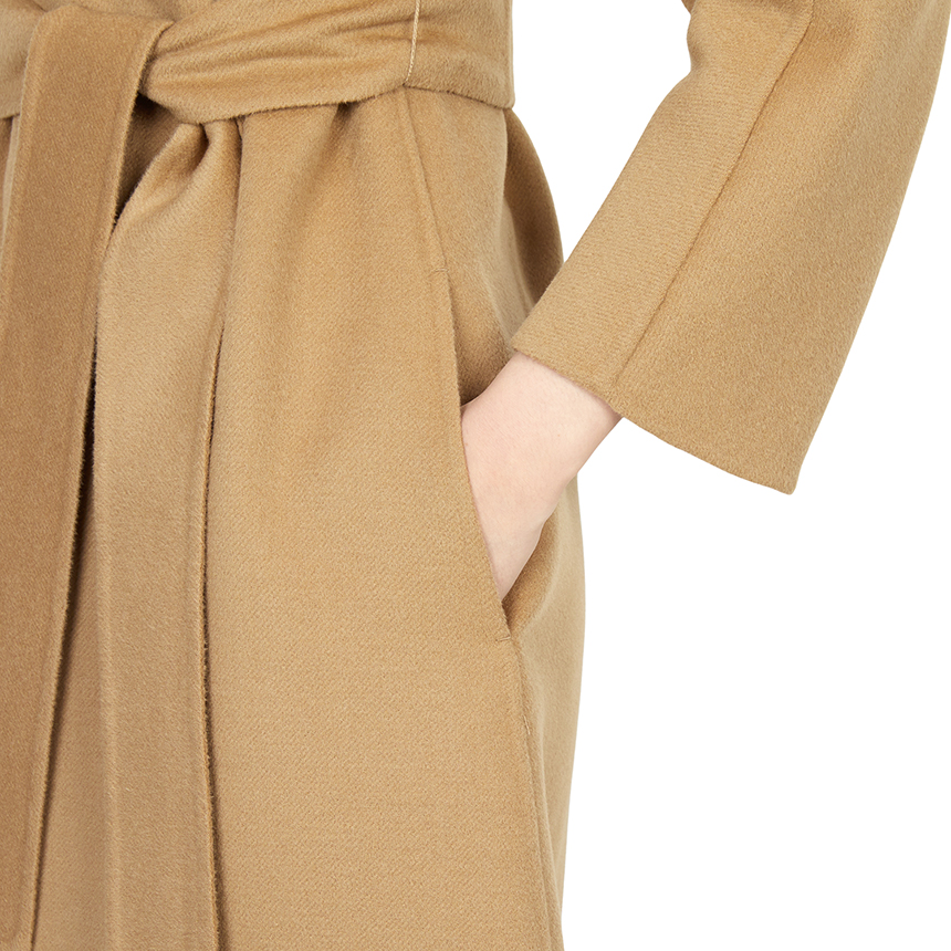 [17% 쿠폰] (W) 막스마라 스튜디오 클레스 버진 울 코트 카멜([17% 쿠폰] (W) Max Mara Studio Cles Virgin Wool Coat Camel) - 6