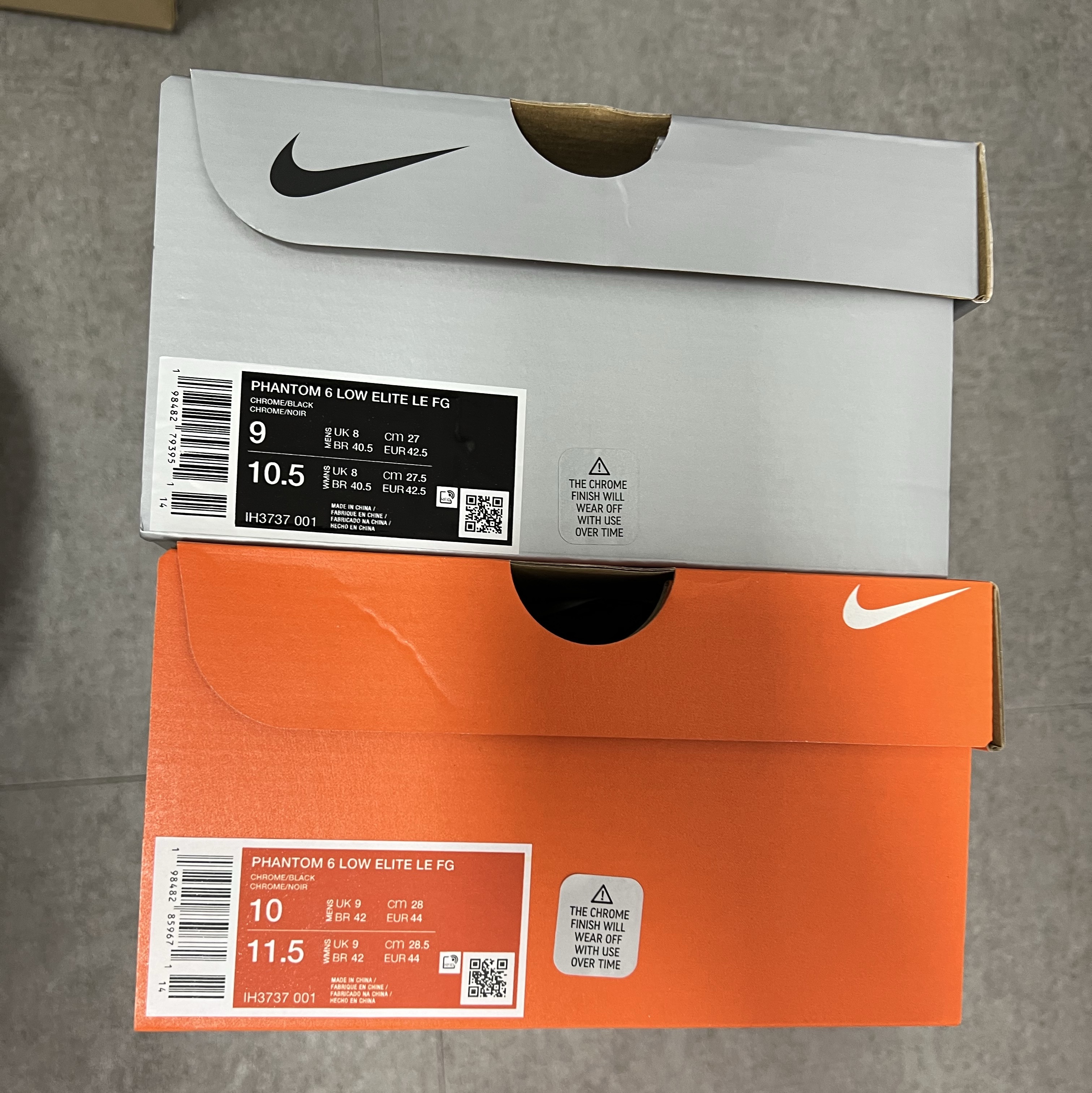 Nike Phantom 6 Low Elite Chrome Black 착용 스타일
