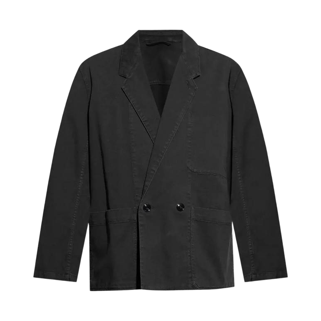 JA1062-LD1040-714 Lemaire Workwear Double Breasted Jacket Blue