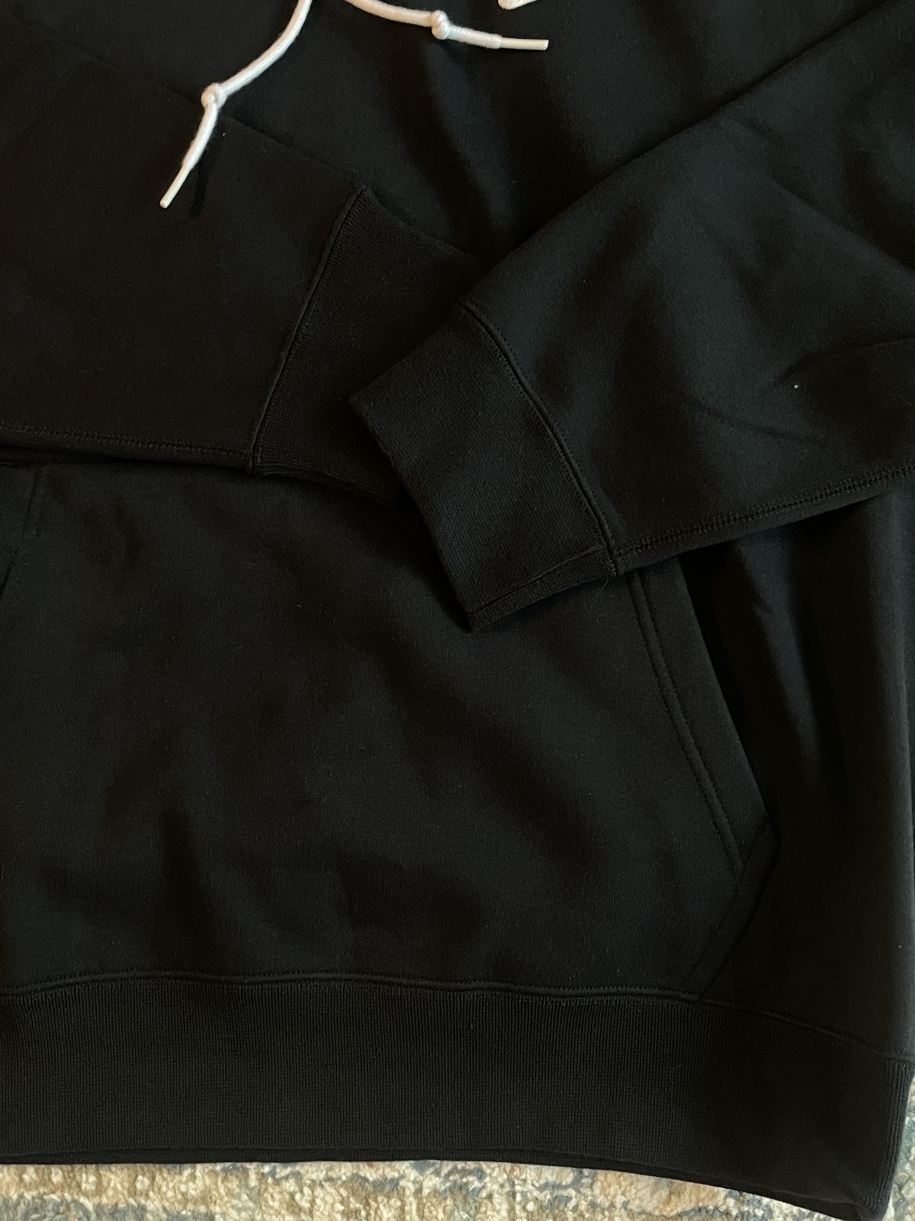 Nike Solo Swoosh Fleece Pullover Hoodie Black - Asia 착용 스타일 - 4