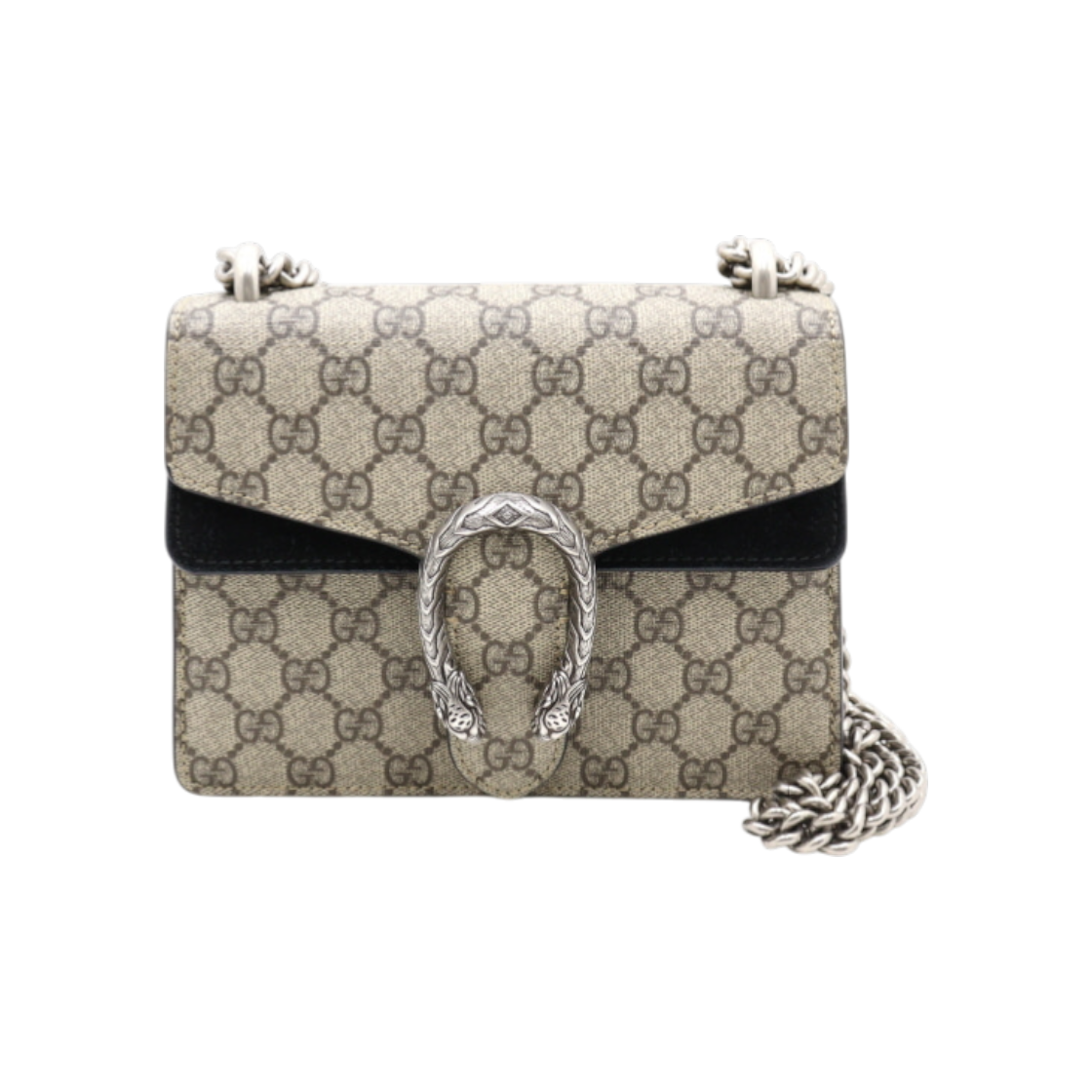IT6RO8GKNR9H Gucci 421970 GG Dionysus Tiger Head Mini Chain Shoulder Bag/Crossbody AA39848