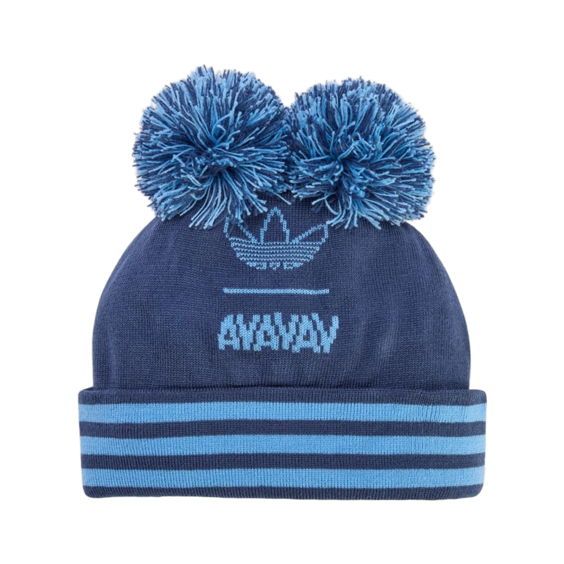 아디다스 x 아바바브 수베니어 폼 폼 비니 나이트 마린 라이트 블루(Adidas x Avavav Souvenir Pom Pom Beanie Night Marine Light Blue) - 1