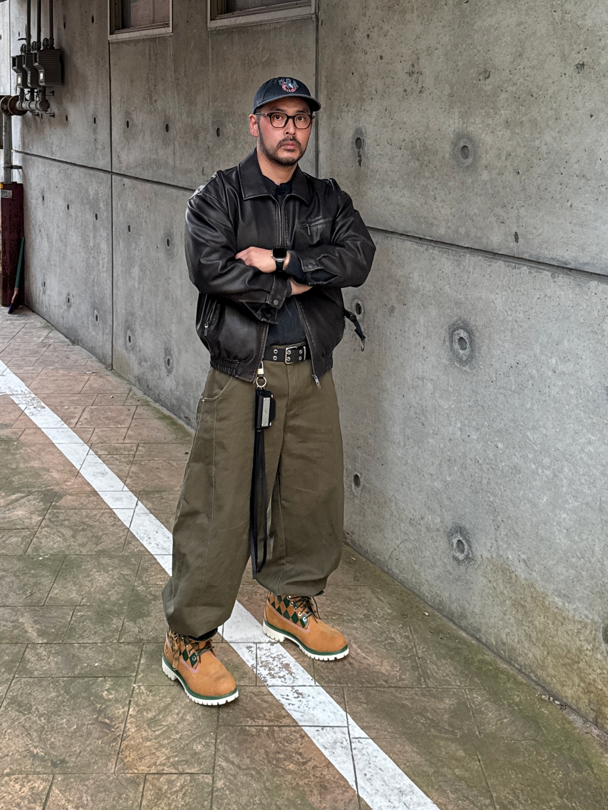 KASINA x Timberland 6 In Premium Vibram GTX Wheat 착용 스타일 - 3