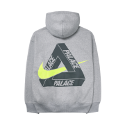 Palace x Nike Tri Swoosh Hood Grey Marl - 25FW