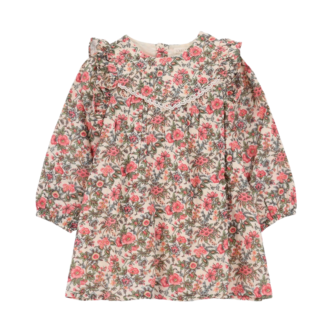 (키즈) 루이스 미샤 라라 드레스 아이보리 엔치 필드((Kids) Louise Misha Lara Dress IvoryI Ench Fields)