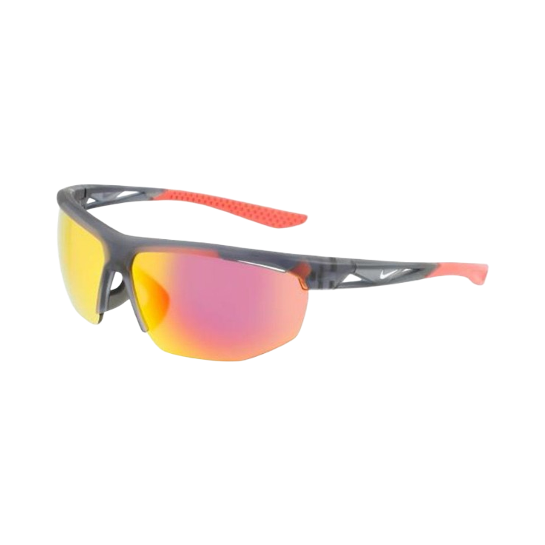 FV2376-021 Nike Wind Blow LB M Sunglasses Matte Dark Grey Red