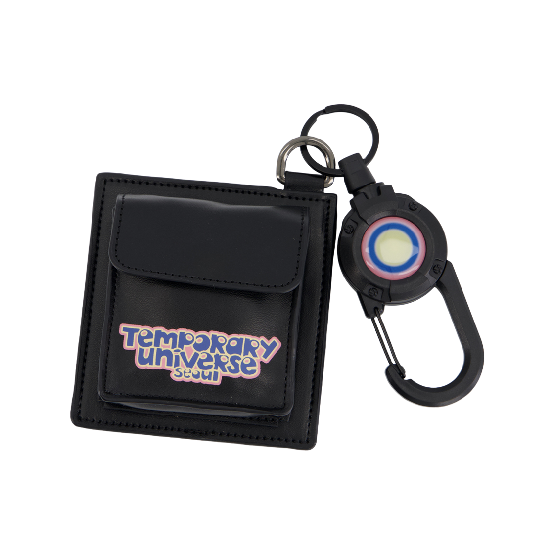 템포러리 유니버스 시그니처 포켓 카드 지갑 블랙(Temporary Universe Signature Pocket Card Wallets Black)