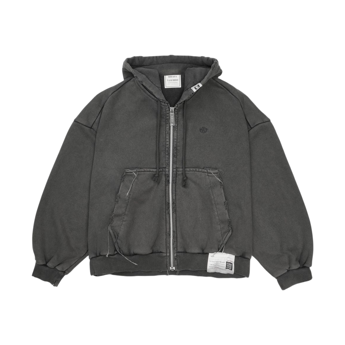 메종 미하라 야스히로 아마추어 와이드 백 파카 점퍼 블랙(Maison Mihara Yasuhiro Amateur Wide Back Parka Jumper Black)