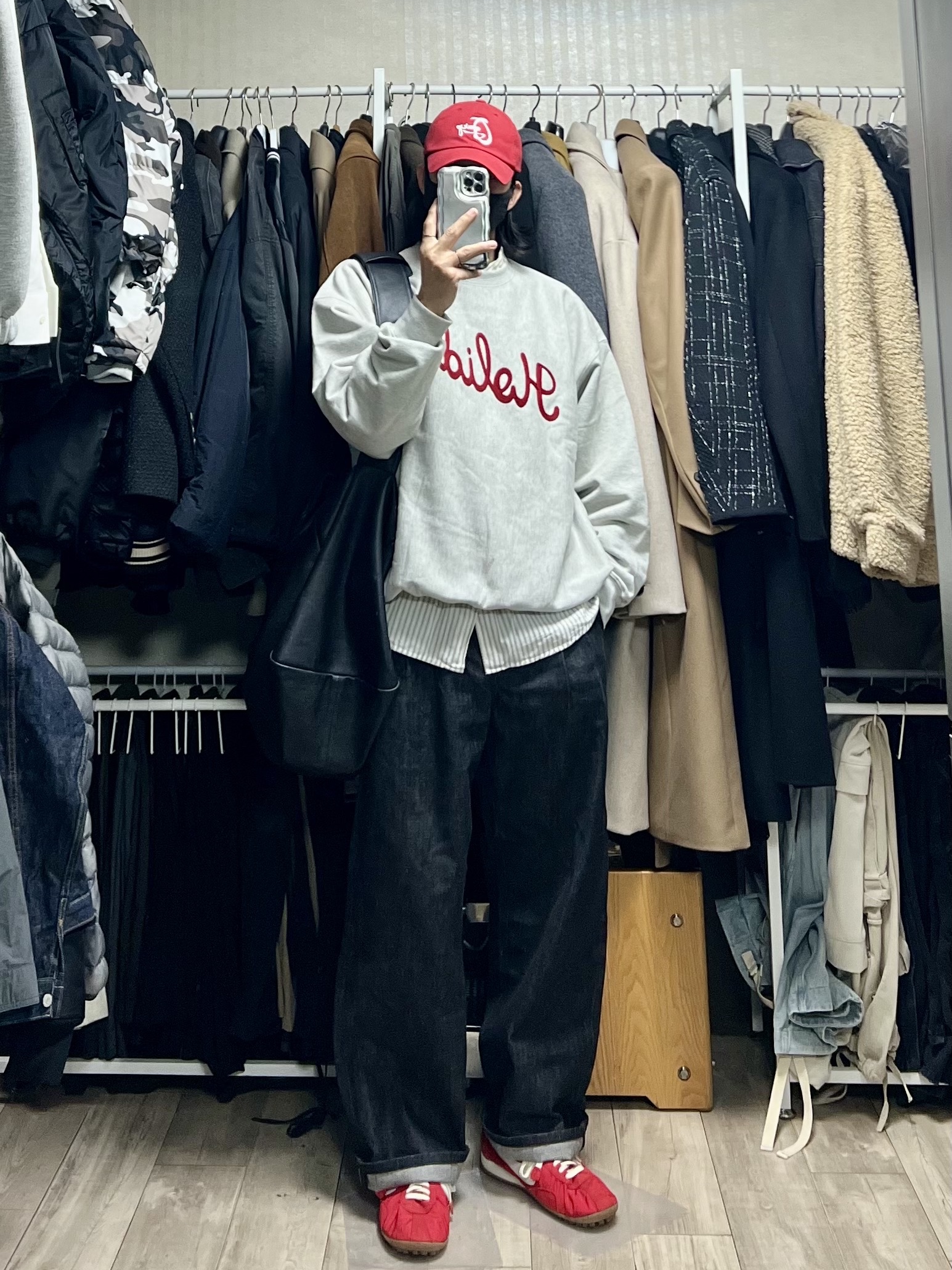 Nike x Jacquemus Moon Shoe SP University Red and Bicycle Yellow 착용 스타일