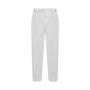 Homme Plisse Issey Miyake Basic Pleated Trousers Light Grey