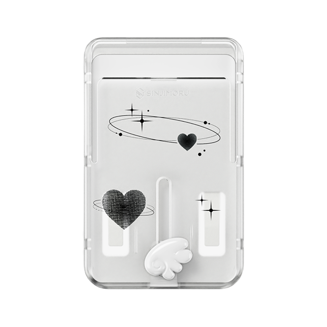 [KREAM 단독] 신지모루 x 모디무드 맥세이프 카드지갑 3장 수납 케이스 러브윙업