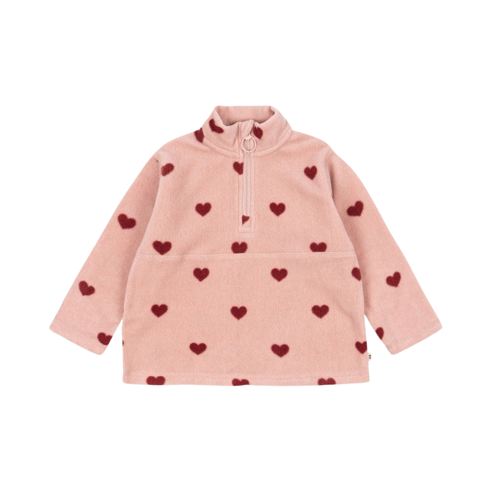 KS101301 COEUR MELLOW Konges Sløjd Tavi Fleece Sweatshirt Grs Coeur Mellow