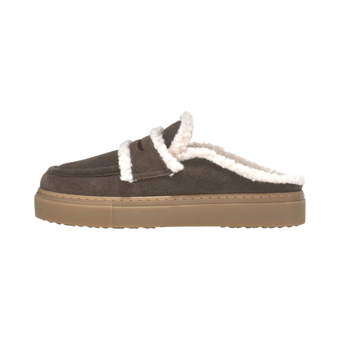 이누이키 여성 진한 브라운 뮬 뮬(INUIKII Women Dark Brown Mules) - 2