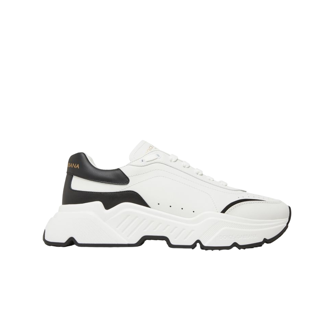 CS1791AX58989697 Dolce & Gabbana Nappa Leather Daymaster Sneakers White Black