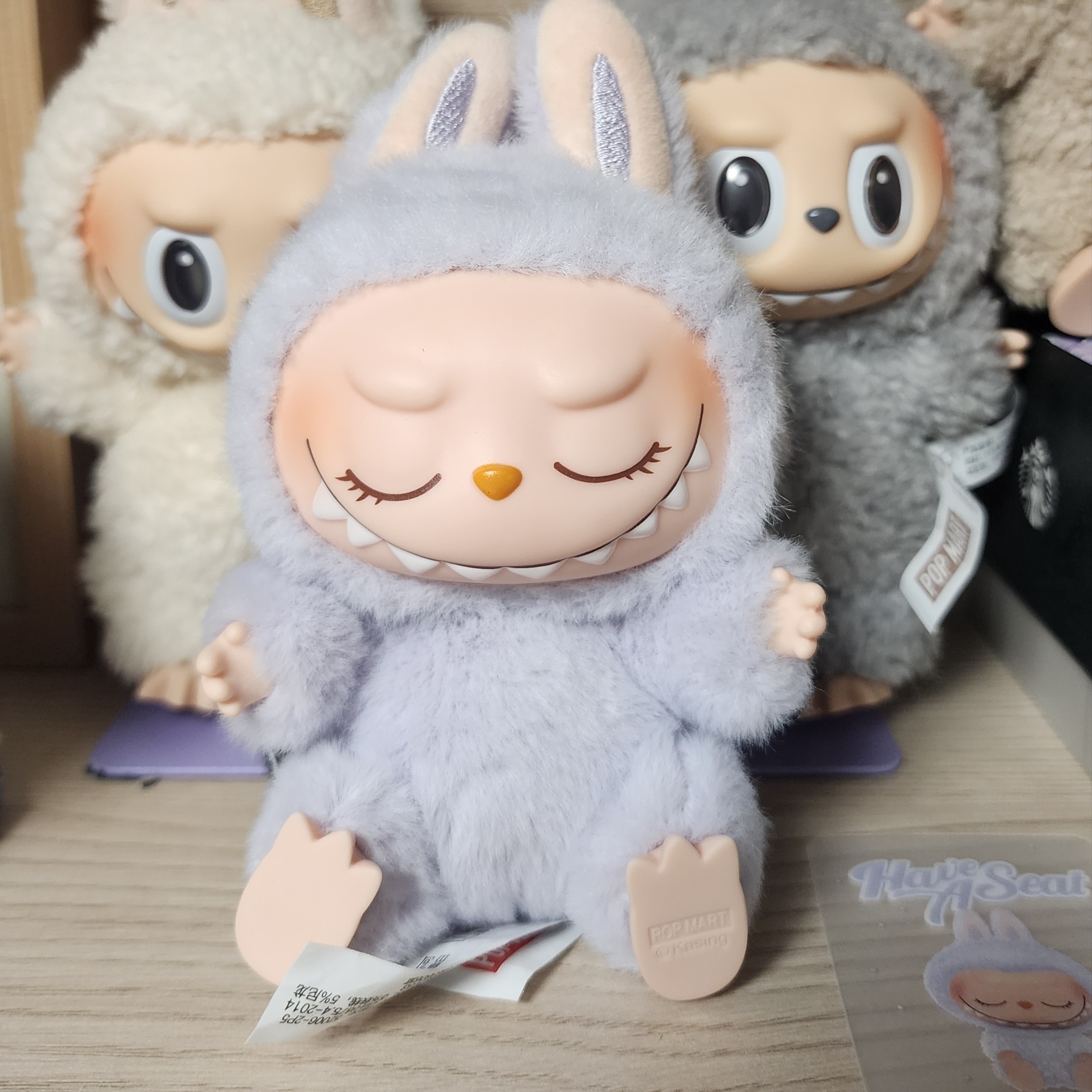 Pop Mart Labubu Let's Play Together Doll Series Zizi Keyring (Opened Case) 착용 스타일 - 1