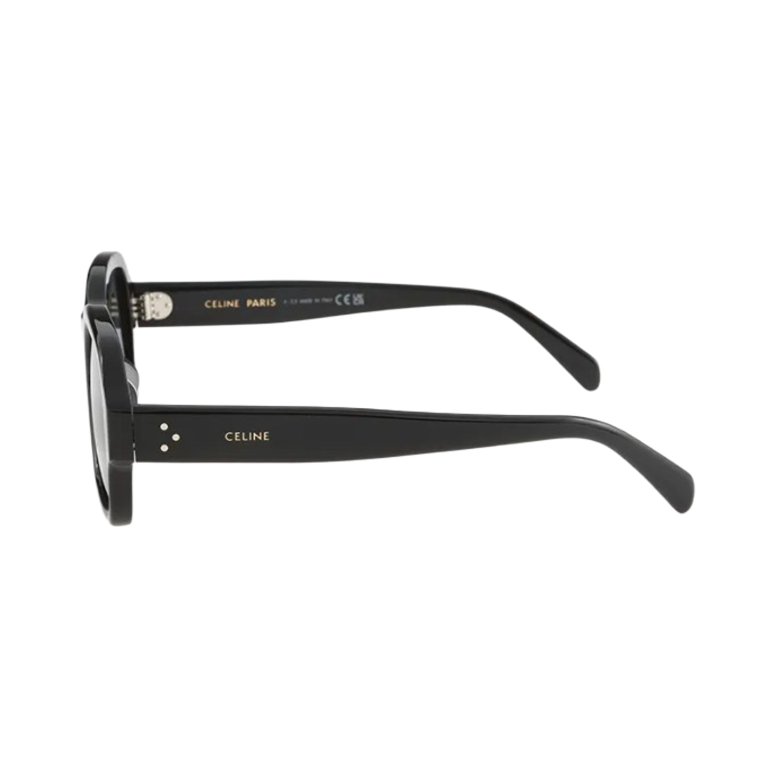 (W) 셀린느 스퀘어 아세테이트 선글라스 블랙((W) Celine Square Acetate Sunglasses Black) - 2