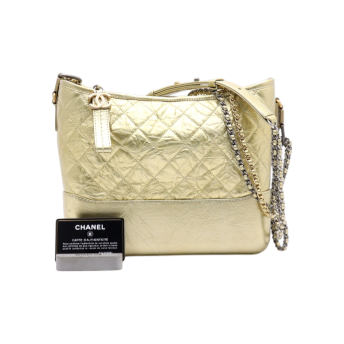 샤넬 A93825 골드 가브리엘 호보 라지 체인 숄더백 겸 크로스백 aa18177(Chanel A93825 Gold Gabrielle Hobo Large Chain Shoulder Bag & Crossbody AA18177) - 1