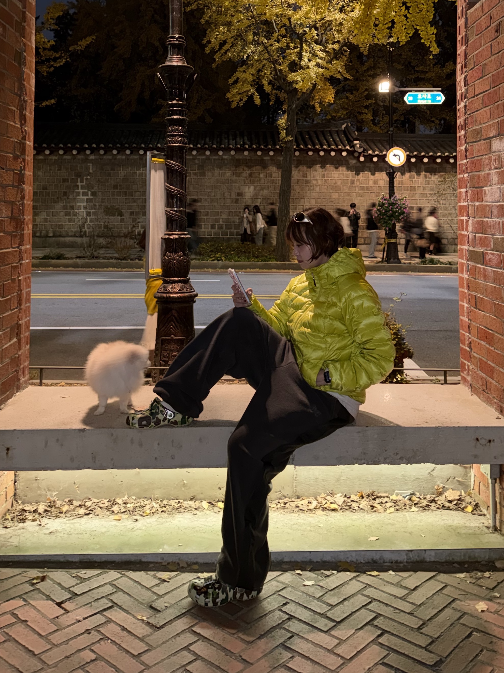 Musinsa Standard Iron Light Down Jacket Yellow Green, Oakley Eye Jacket Redux Silver Frame Prizm Black Polarized Lenses High Bridge Fit 착용 스타일 - 7
