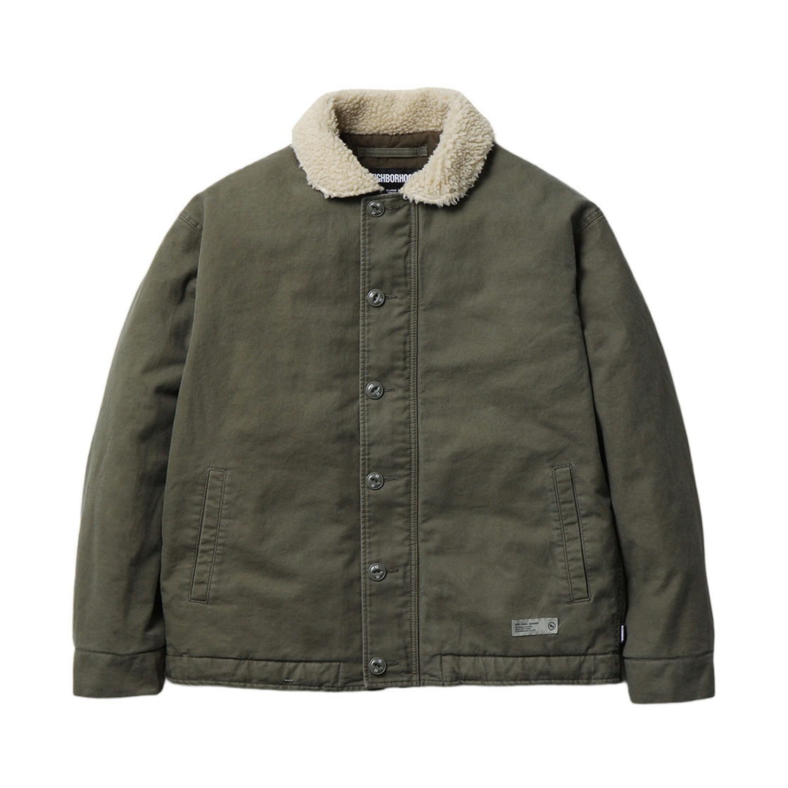 252SZNH-JKM01 Neighborhood N-1 Deck Jacket Olive Drab