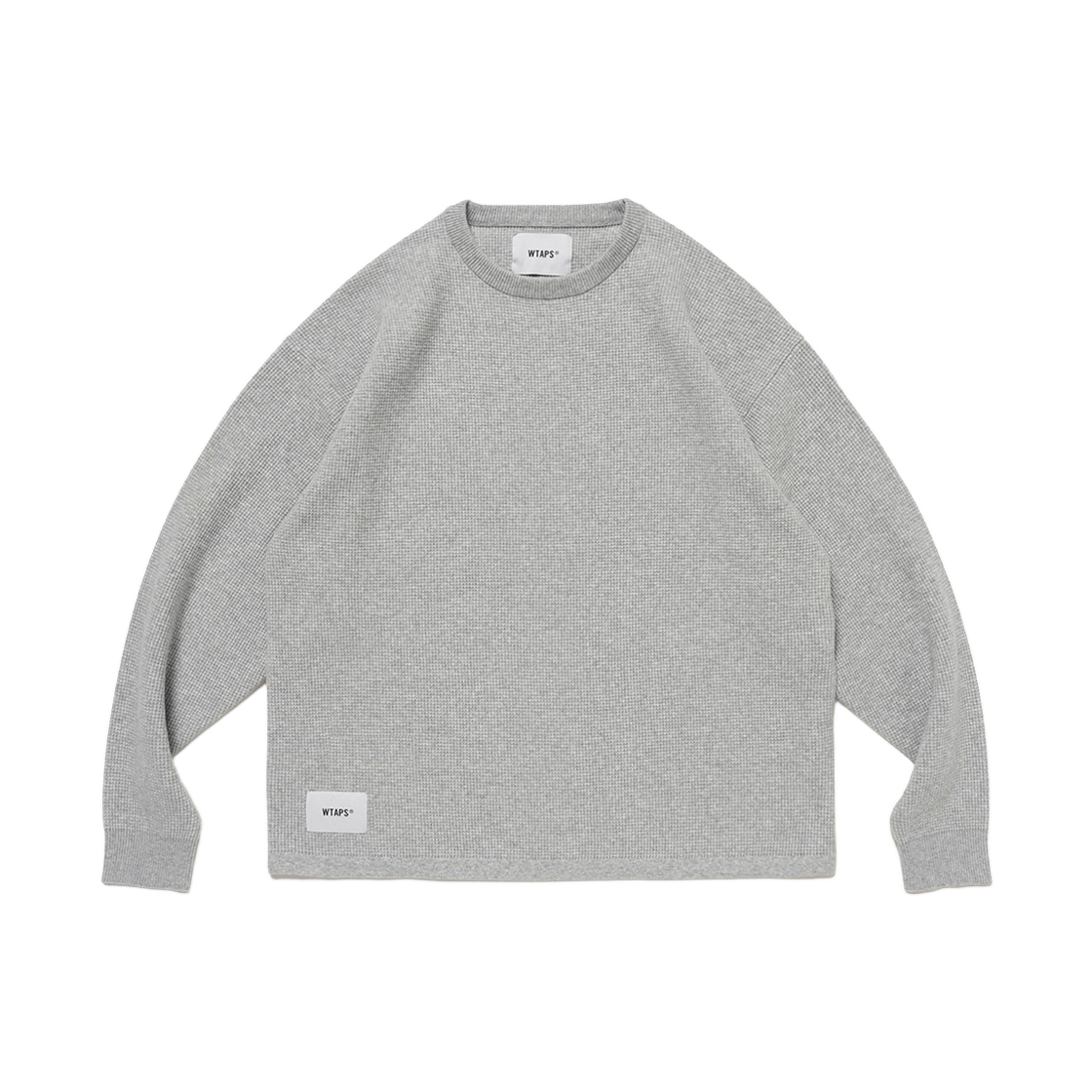252FZDT-KNM03 WTAPS Krs Upr Nyco Sweater Gray