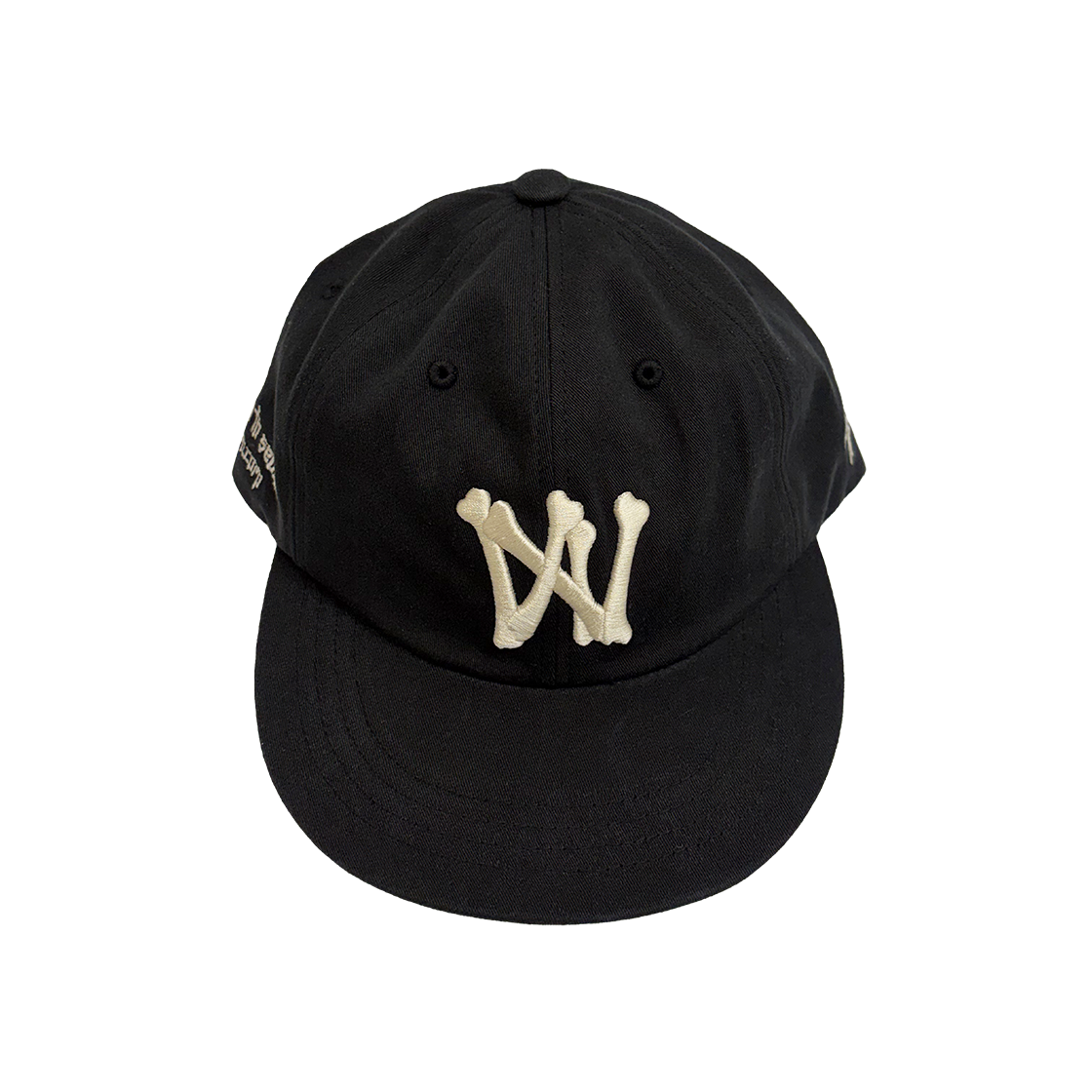 아오이로 6 패널 본 A/N 캡 블랙(Aoiro 6-Panel Bone A/N Cap Black)