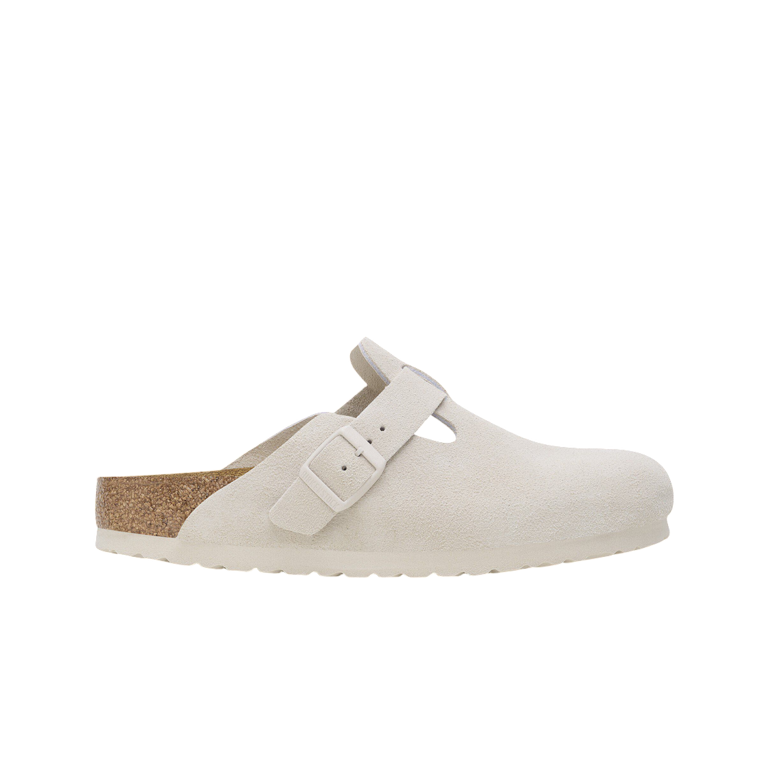 버켄스탁 보스턴 소프트 풋베드 앤티크 화이트 - 레귤러